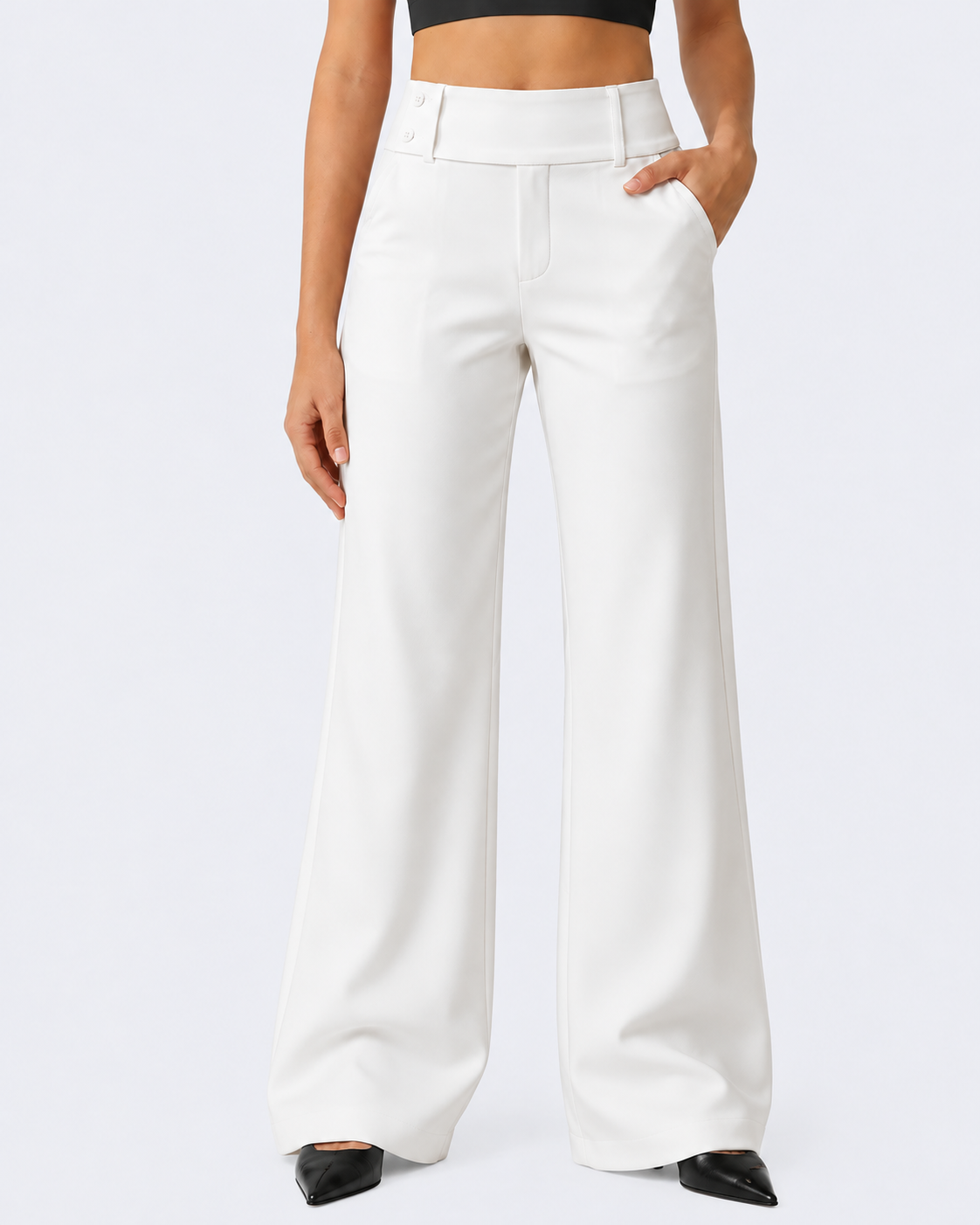 Pantaloni Stretch Quotidiani | Vita Alta & Comfort Tutto il Giorno