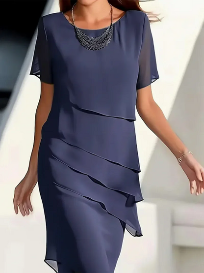 Demi™ | Abito midi a strati elegante