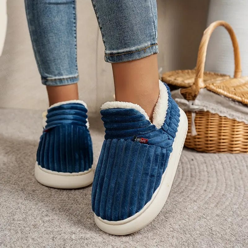 SnuggleStep™ | Pantofole unisex in peluche antiscivolo