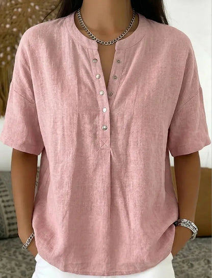 Mies™ | Blusa Estiva in Lino Leggero 1+1 GRATIS