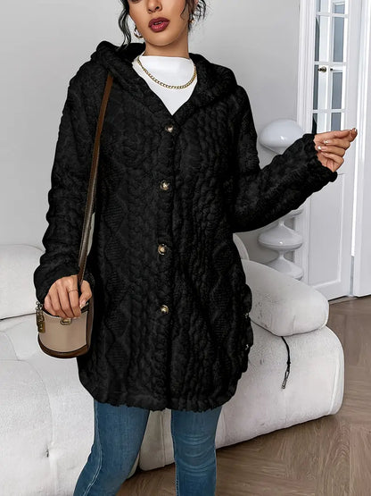 Lisa™ | Giacca Teddy Calda con Cappuccio