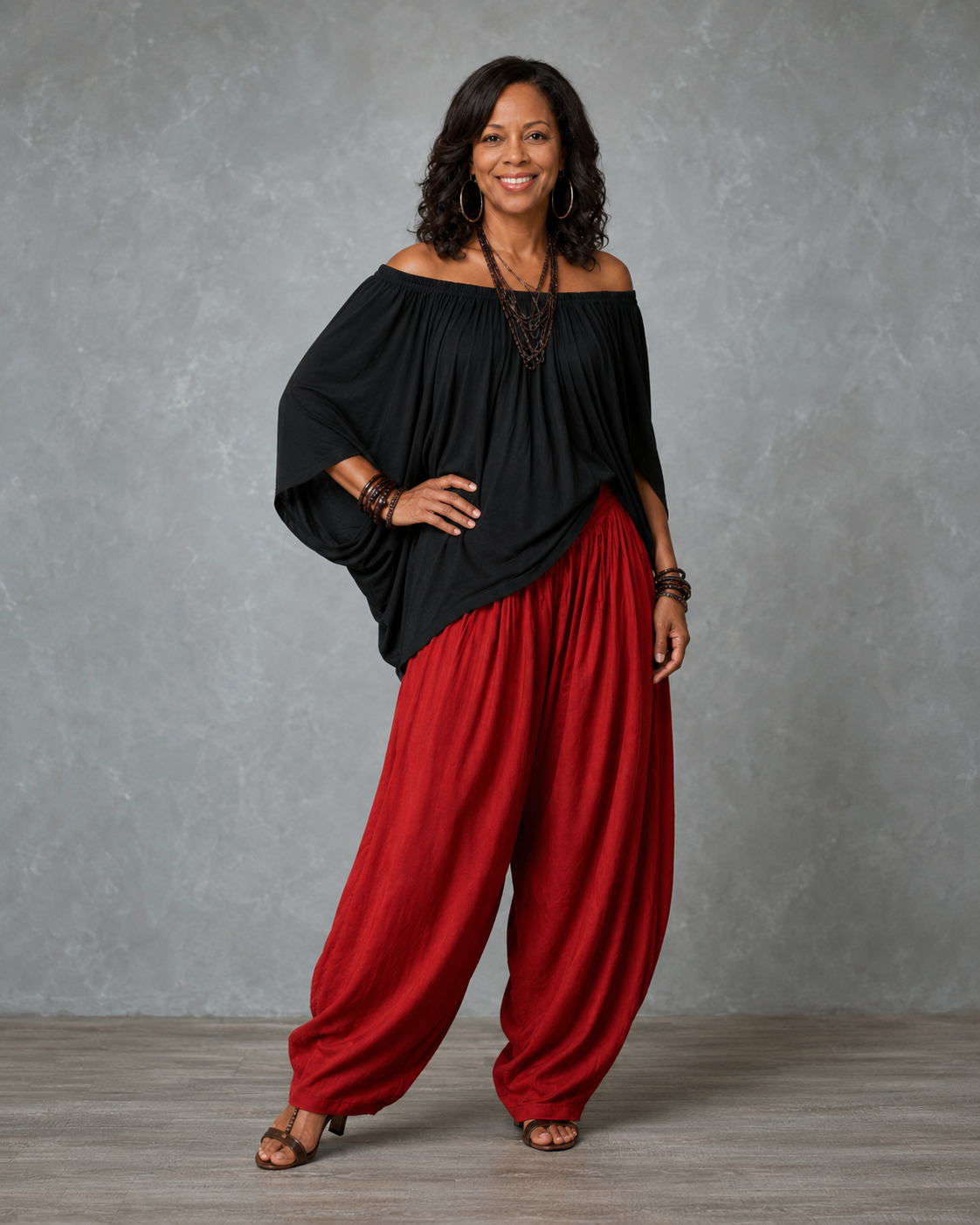 Maïlys™ | Set Relaxed Off-Shoulder 2 Pezzi