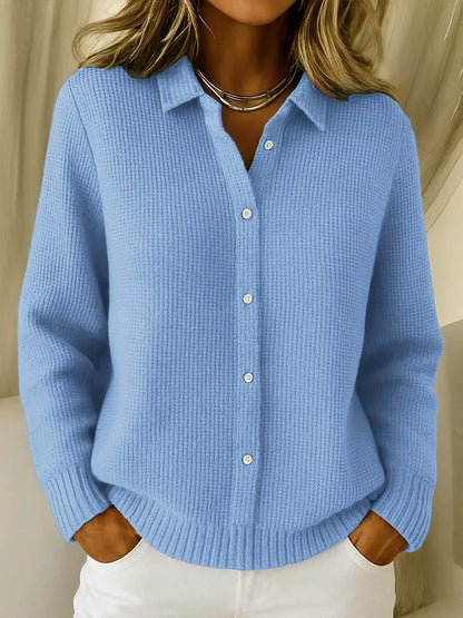 Nina™ | Maglione a Maglia con Collo