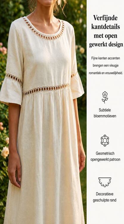 Amara™ | Elegante Abito Midi Camuffa Pancia