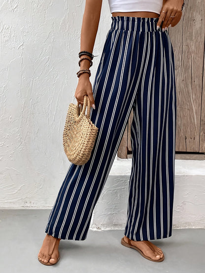 Lena™ | Pantaloni Strutturati e Stilosamente Striati