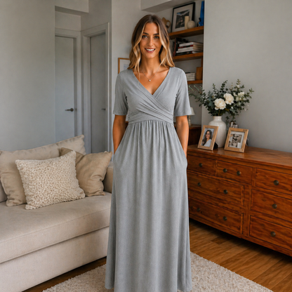 Zeno™ | Elegante Abito Maxi Avvolgente