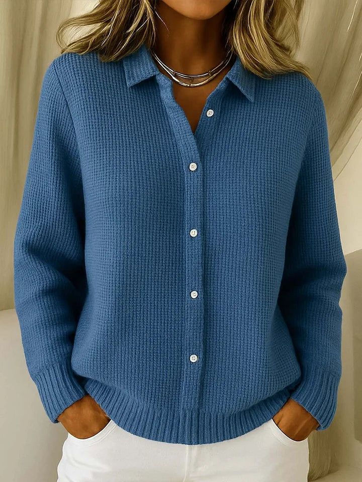 Nina™ | Maglione a Maglia con Collo