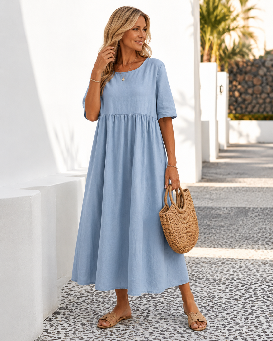 Lina™ | Abito Comodo Camuffa Pancia