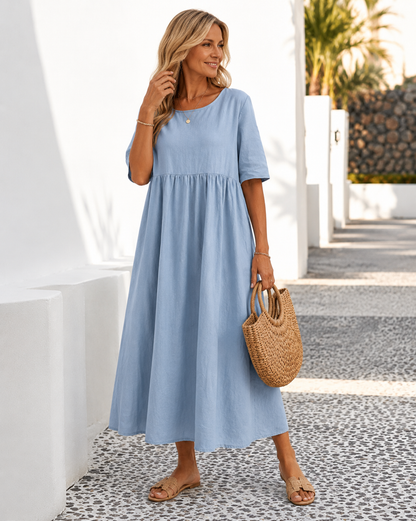 Lina™ | Abito Comodo Camuffa Pancia