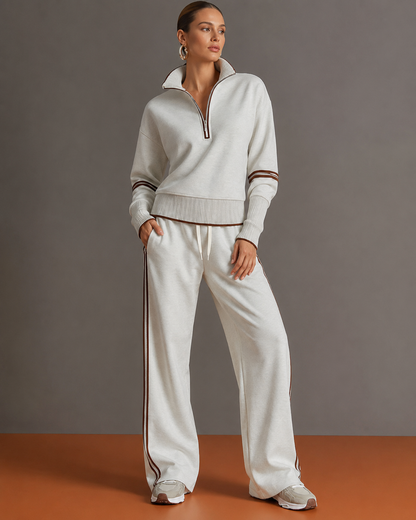 Maïa™ | Set Lounge Relaxed a Due Pezzi con Zip