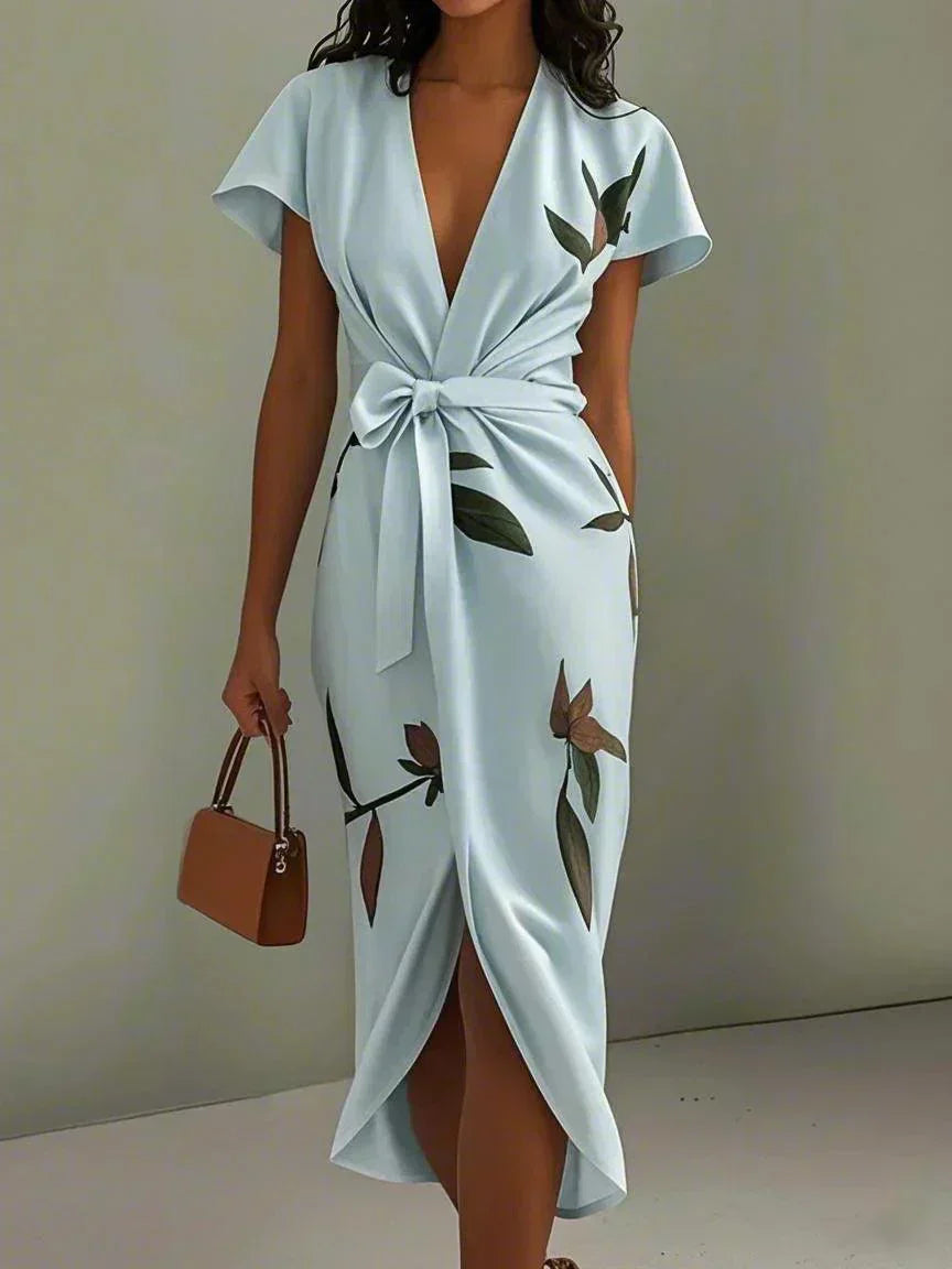 Elora™ | Elegante Abito Midi Avvolgente