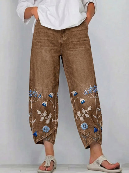 Aven™ | Pantaloni Casual Ricamati