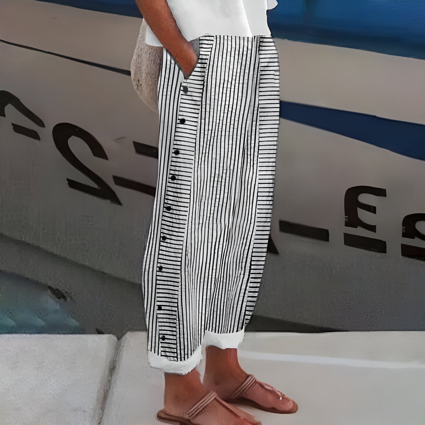 Luca™ | Pantaloni leggeri e non trasparenti