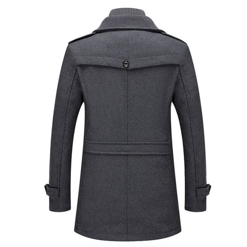 Bruno™ | Elegante Giacca Invernale Con Zip e Bottoni