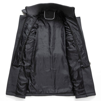 Bruno™ | Elegante Giacca Invernale Con Zip e Bottoni