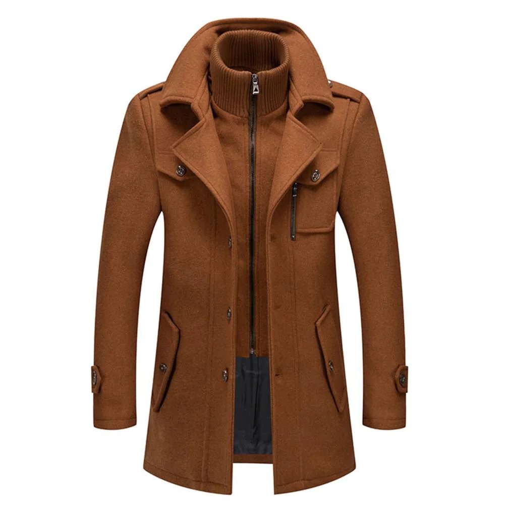 Bruno™ | Elegante Giacca Invernale Con Zip e Bottoni
