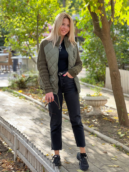 Emma™ | Giacca/ cardigan patchwork da donna
