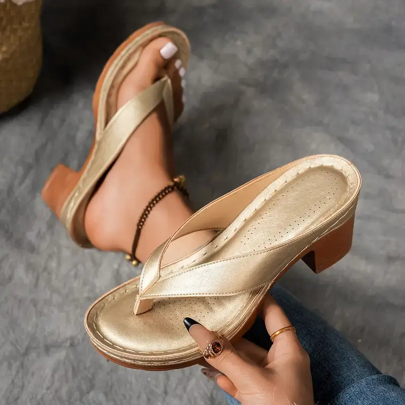 Nela™ | Eleganti Sandali Minimalisti con Tacco