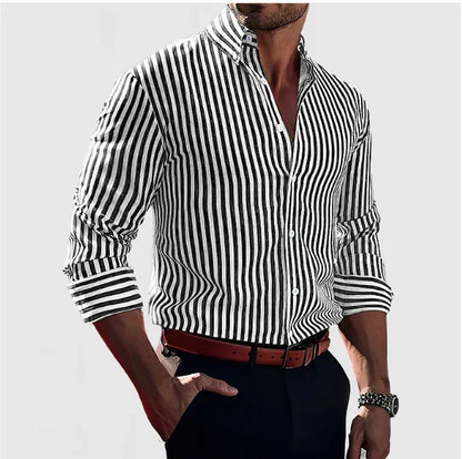 Elegante camicia a righe