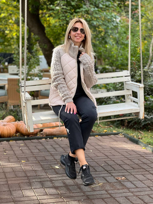 Emma™ | Giacca/ cardigan patchwork da donna