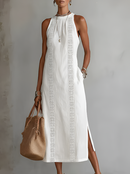 Isadora™ | Abito Midi Ricamato Fluttuante