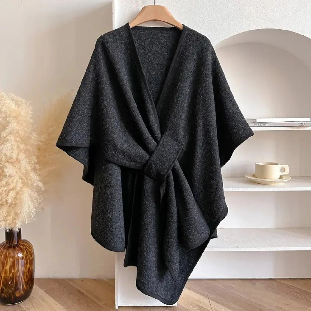 Olea™ | Elegante poncho sciarpa