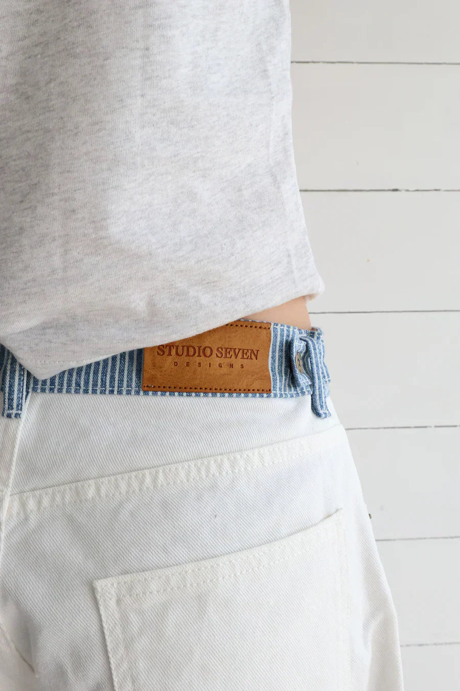 Jodie | Jeans a Gamba Larga con Cintura
