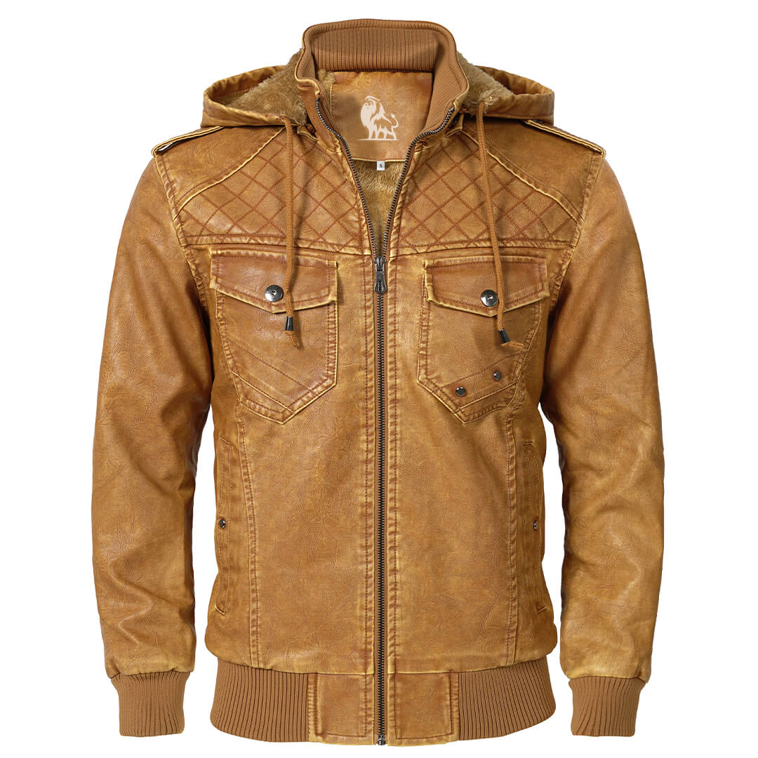 Agustine™ | Giacca di Pelle Luxe