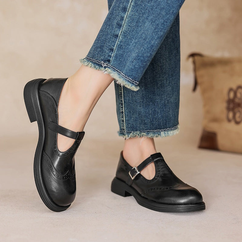 Celine™ | Scarpe brogue in pelle classiche