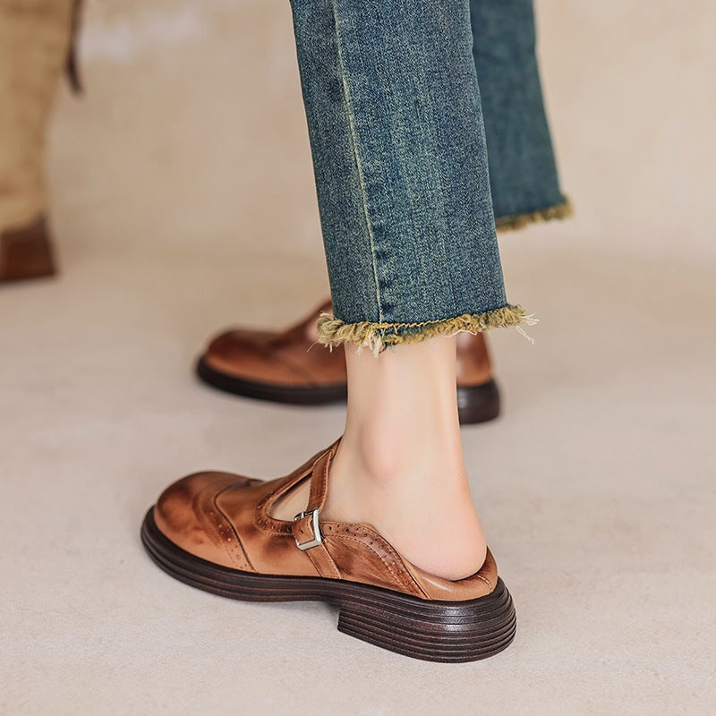 Celine™ | Scarpe brogue in pelle classiche