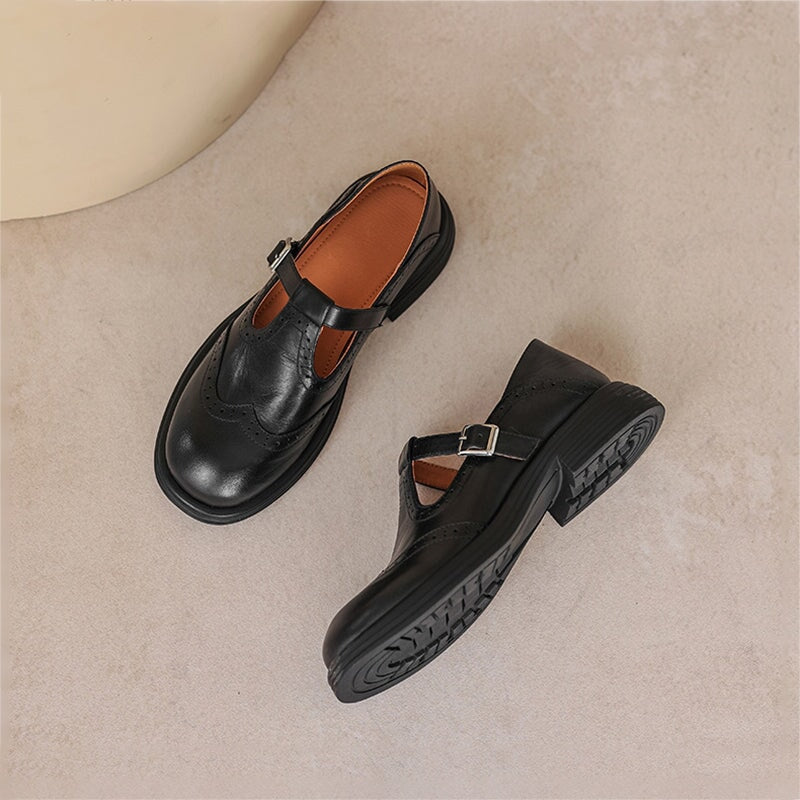 Celine™ | Scarpe brogue in pelle classiche
