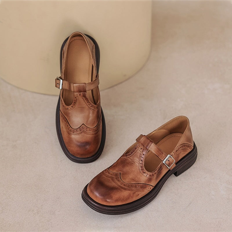 Celine™ | Scarpe brogue in pelle classiche
