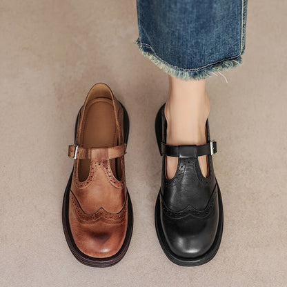 Celine™ | Scarpe brogue in pelle classiche