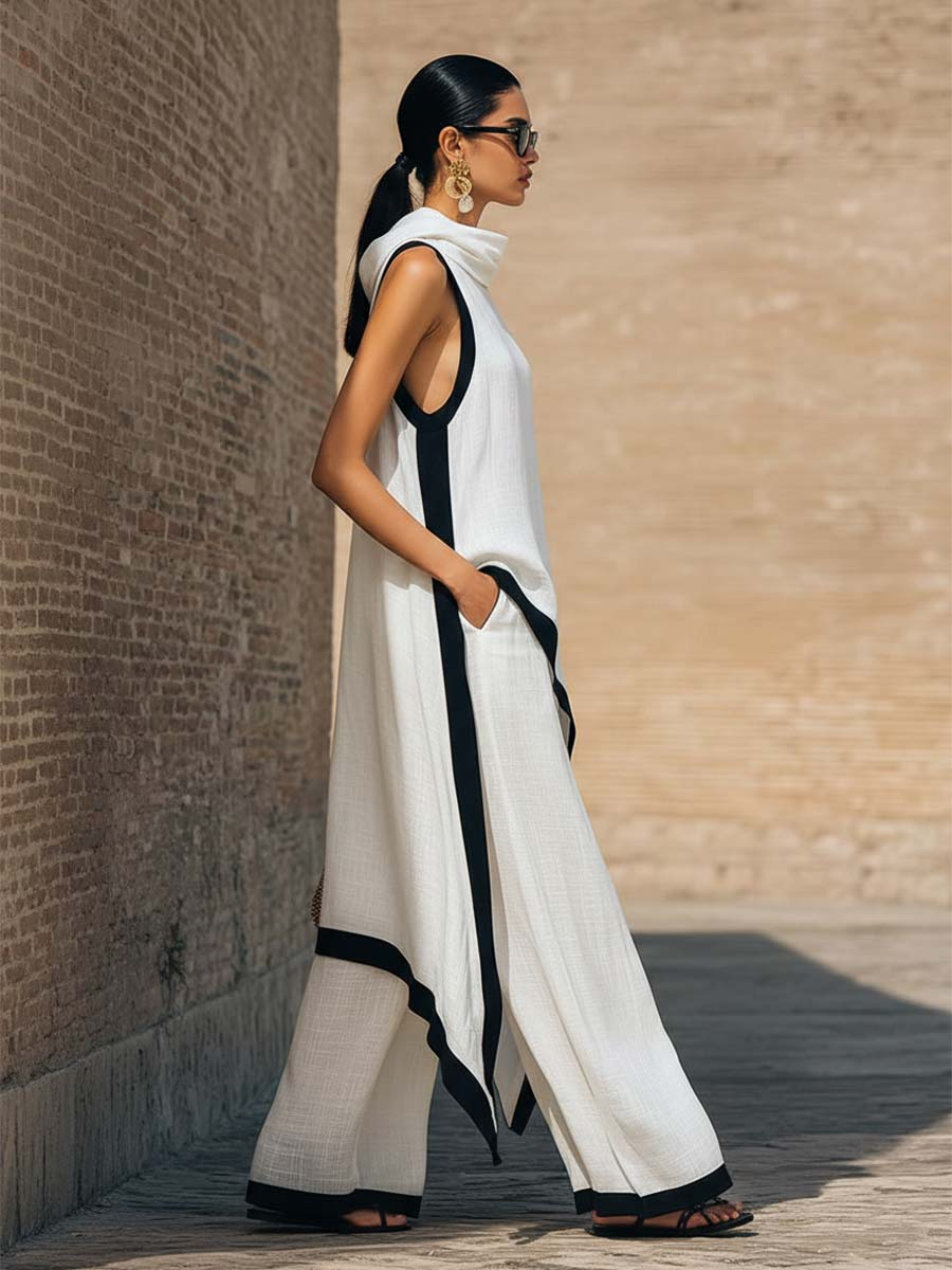 Maren™ | Set Elegante a Due Pezzi con Taglio