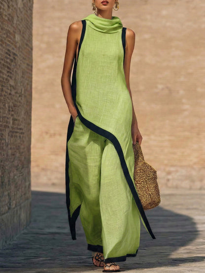 Maren™ | Set Elegante a Due Pezzi con Taglio