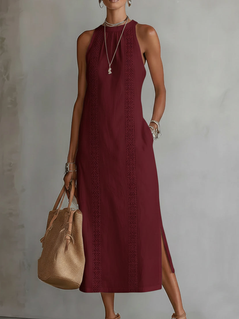 Isadora™ | Abito Midi Ricamato Fluttuante