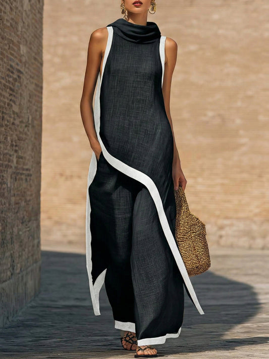Maren™ | Set Elegante a Due Pezzi con Taglio