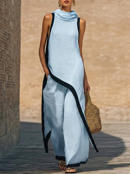 Maren™ | Set Elegante a Due Pezzi con Taglio
