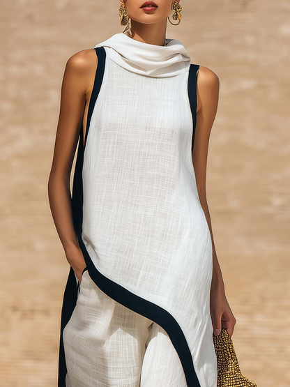 Maren™ | Set Elegante a Due Pezzi con Taglio