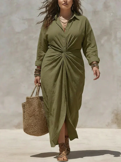Isabelle™ | Abito Camuffante per Pancia con Nodo