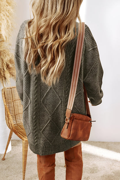 Claudia™ | Maglione lungo in maglia, chic e lusinghiero
