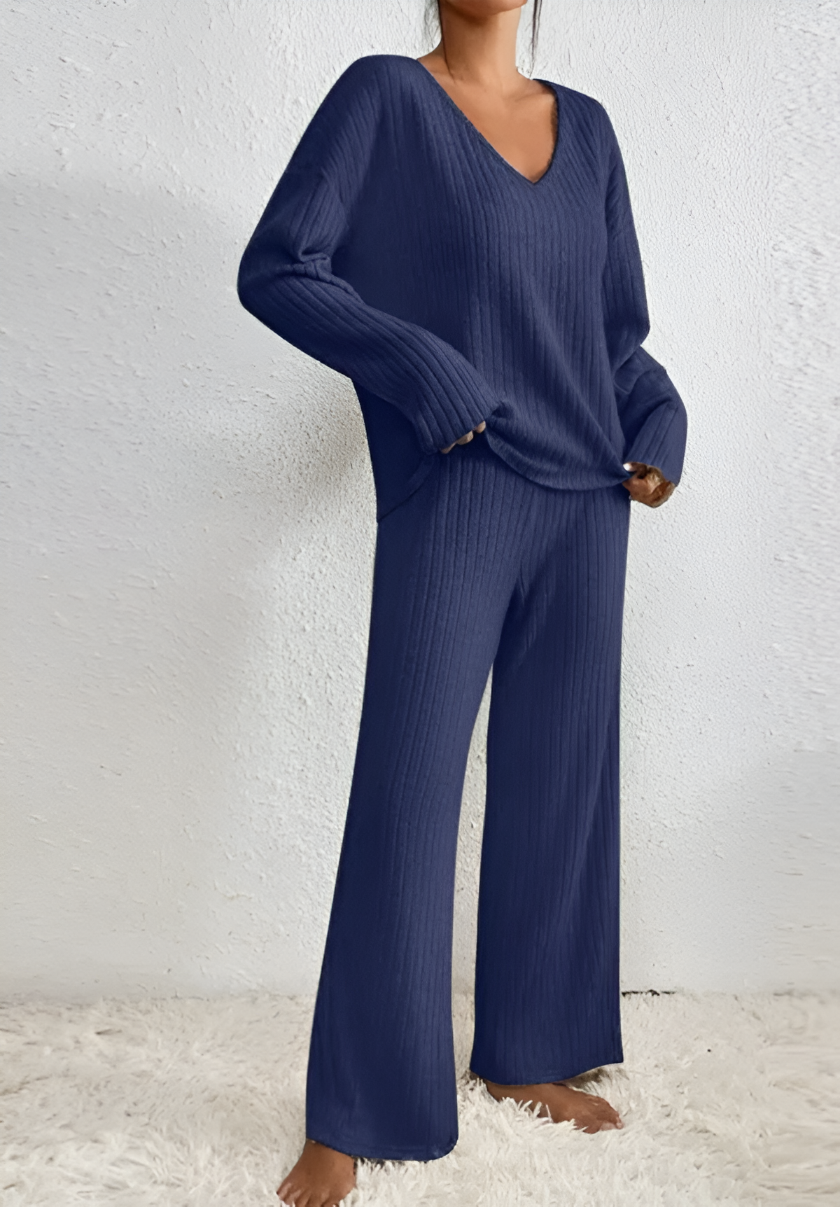 Tova™ | Set due pezzi in maglia a coste