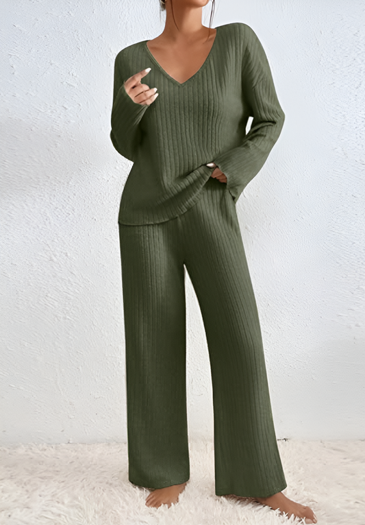 Tova™ | Set due pezzi in maglia a coste