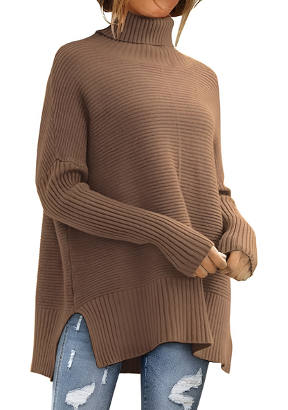 Romina™ | Pullover con collo arrotolato