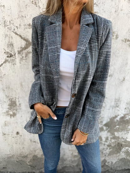 Simonetta™ | Elegante blazer a quadri da donna