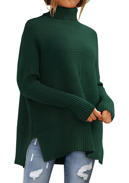 Romina™ | Pullover con collo arrotolato