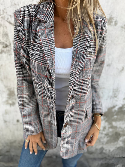 Simonetta™ | Elegante blazer a quadri da donna