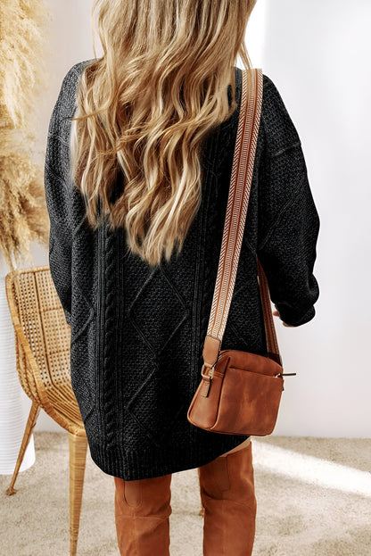 Claudia™ | Maglione lungo in maglia, chic e lusinghiero