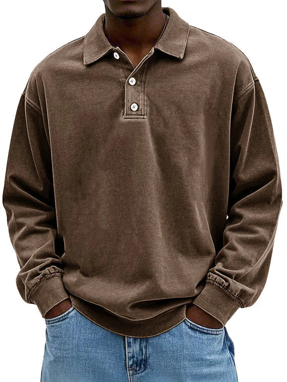 Pieter™ | Polo Elegante con Maniche Lunghe