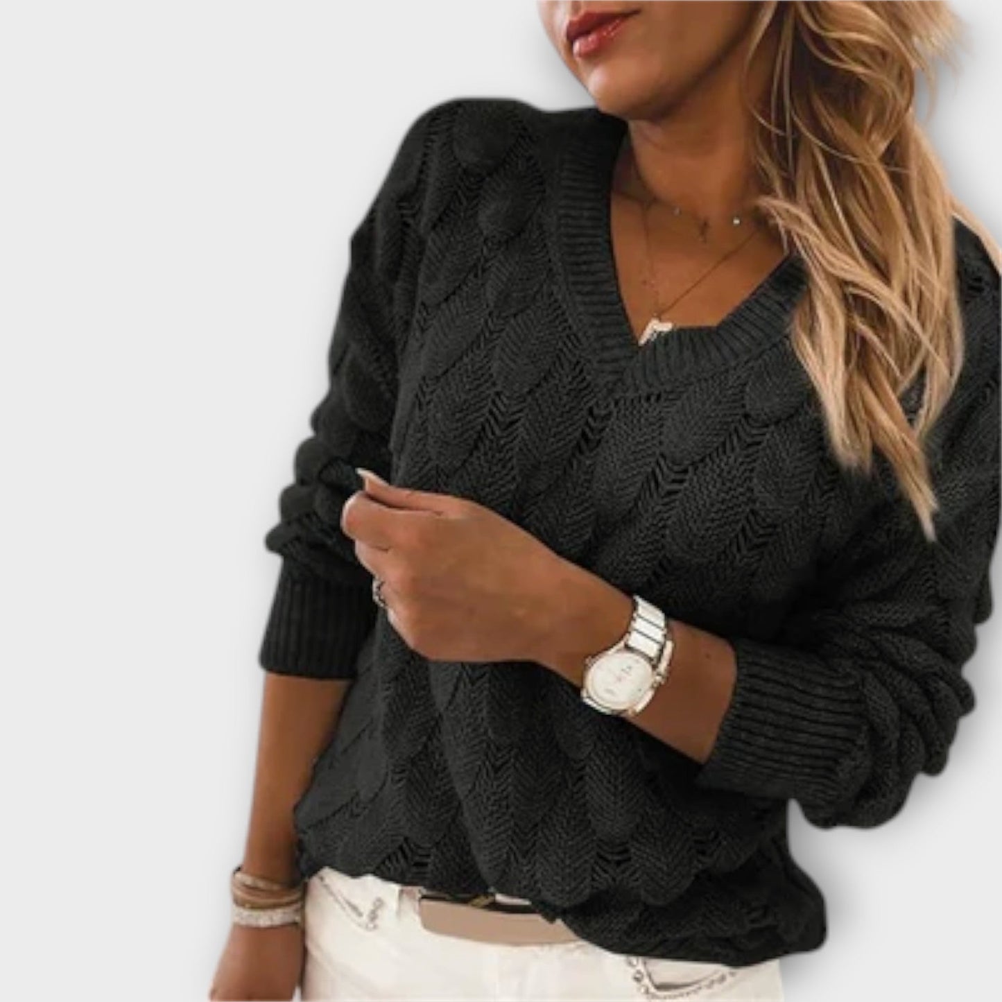 Noemier - Maglione con scollo a V